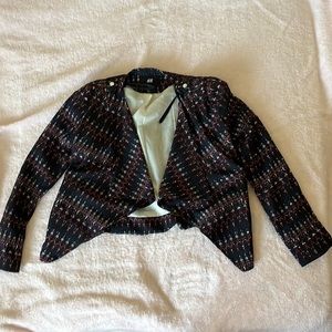 H&M patterned blazer